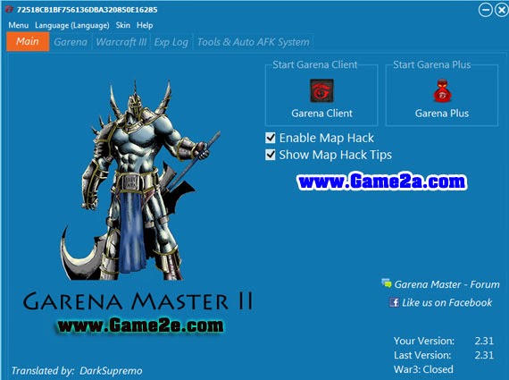 garena master 2.29